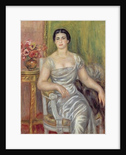 Portrait of the poetess Alice Valliere-Merzbach, 1913 by Pierre Auguste Renoir