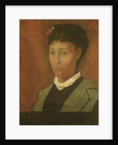 Portrait of the artist's wife, Madame Odilon Redon, 1882 by Odilon Redon