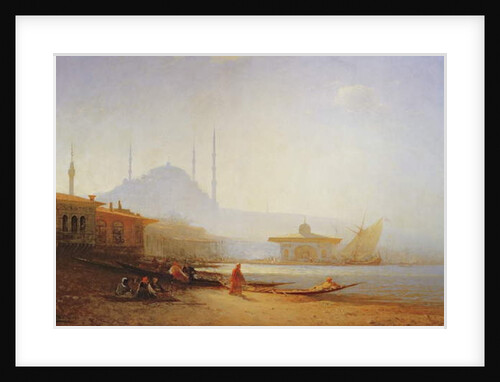 View of Istanbul, 1864 by Felix Ziem