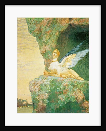 The Despair of the Sphinx, 1890 by Alexandre Seon