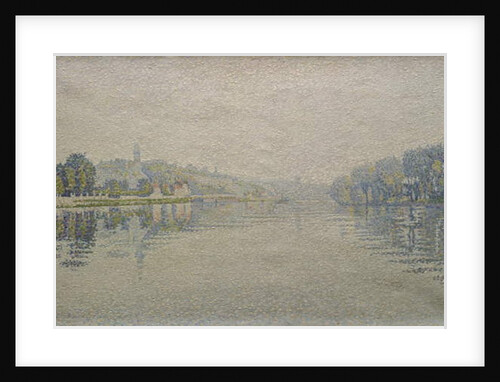 View of the Seine at Herblay, 1889 by Paul Signac