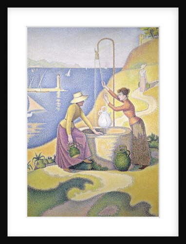 Young Women of Provence at the Well, 1892 by Paul Signac