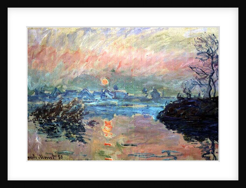 Sunset, 1880 by Claude Monet