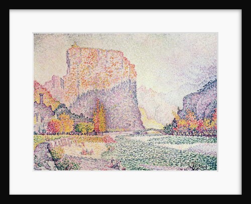 The Cliffs at Castellane, 1902 by Paul Signac
