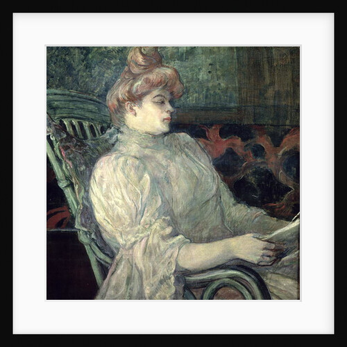 Woman Reading by Henri de Toulouse-Lautrec