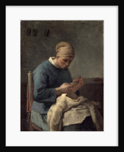 The Seamstress by Jean-Francois Millet