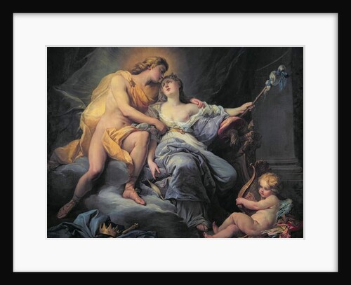 Apollo caressing the nymph Leucothea by Antoine Boizot or Boyzot