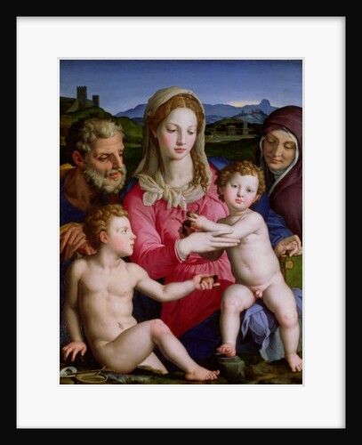 Holy Family with St. Anne and the infant St. John the Baptist, c.1550 by Agnolo di Cosimo Bronzino