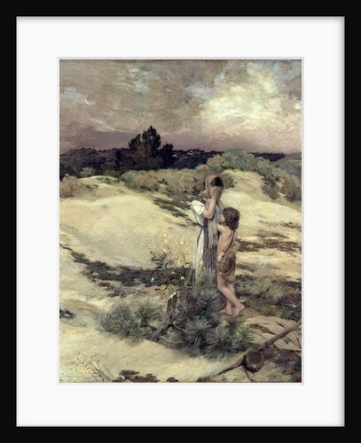 Hagar and Ishmael by Jean-Charles Cazin