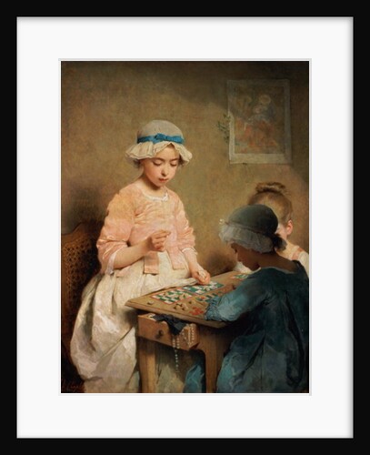 The Game of Lotto, 1865 by Charles Joshua Chaplin