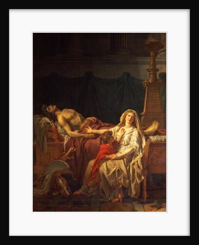 Andromache mourning Hector, 1783 by Jacques Louis David