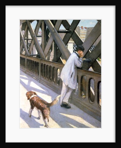Le Pont de L'Europe, Paris 1876 by Gustave Caillebotte