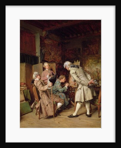 The Art Lovers, or The Painter, 1860 by Jean-Louis Ernest Meissonier