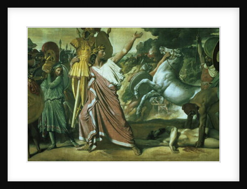 Romulus, conqueror of Acron, taking his booty to the Temple of Jupiter, 1812 by Jean Auguste Dominique Ingres