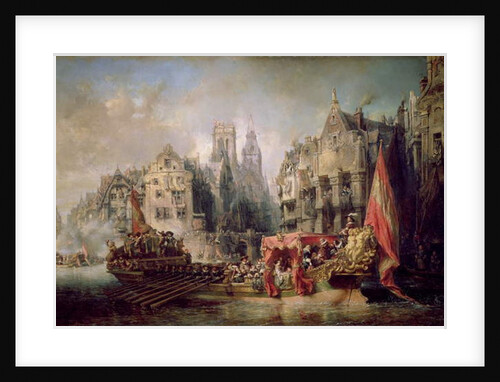 The Arrival of Fernando Alvarez de Toledo, Duke of Alba at Rotterdam in 1567, 1844 by Louis Eugene Gabriel Isabey