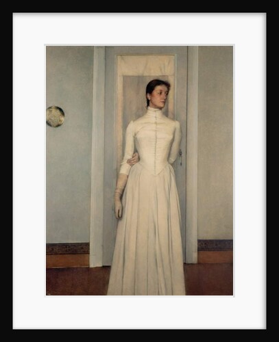 Portrait of the artist's sister, Marguerite Khnopff, 1887 by Fernand Khnopff