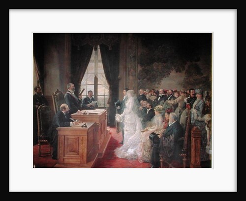 The Civil Marriage, 1881 by Henri Gervex