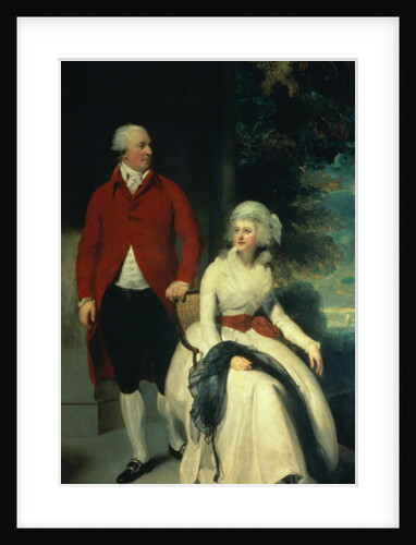 Portrait of John Julius Angerstein and his second wife Eliza, c.1792 by Thomas Lawrence