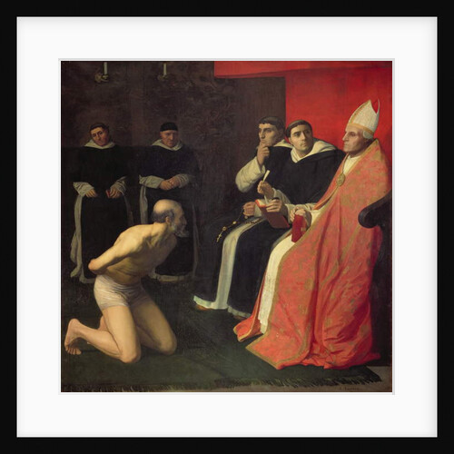 An Honourable Penitent, c.1868 by Alphonse Legros