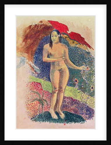 Female Tahitian nude by Paul Gauguin