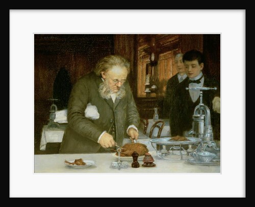 Scene at La Tour d'Argent Restaurant by French School