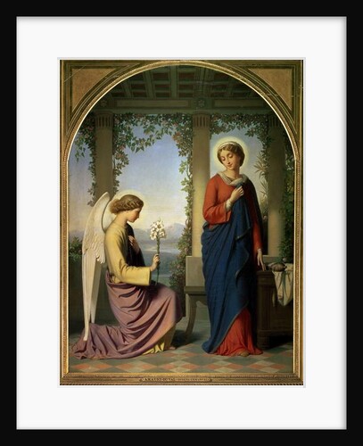 The Angelic Salutation, or The Annunciation, 1860 by Eugene Emmanuel Amaury-Duval