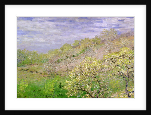 Trees in Blossom by Claude Monet