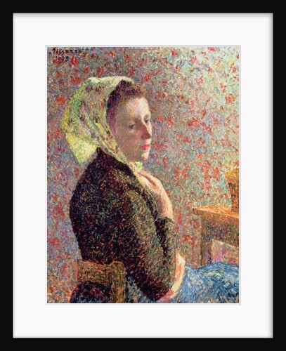 Woman wearing a green headscarf, 1893 by Camille Pissarro