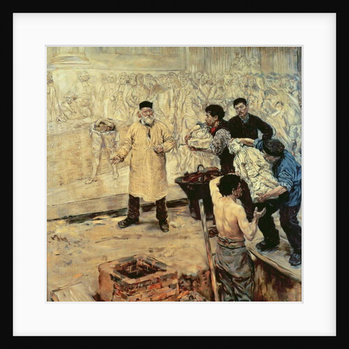 At the foundry, 1886 by Jean Francois Raffaelli