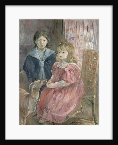 Double portrait of Charley and Jeannie Thomas, children of the artist's cousin, Gabriel Thomas, 1894 by Berthe Morisot