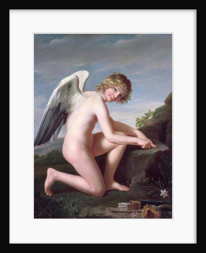 Cupid sharpening his arrows, 1798 by Robert Lefevre