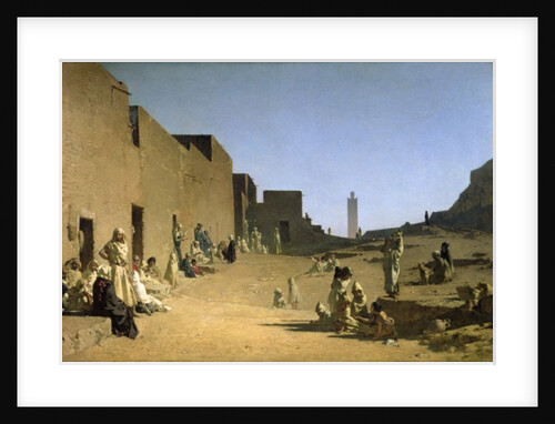 Laghouat in the Algerian Sahara, 1879 by Gustave Guillaumet