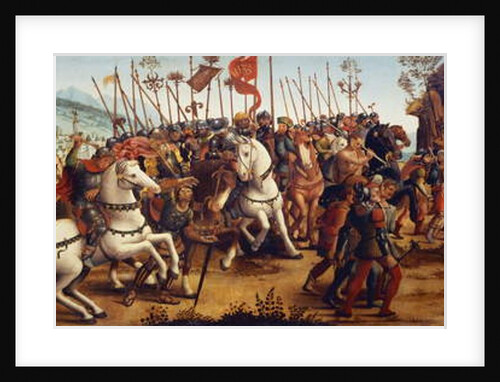 The Defeat of Athens by Minos, King of Crete by Master of the Campana Cassoni