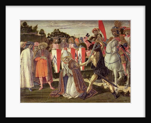 The martyrdom of St. Fabian by Benvenuto di Giovanni