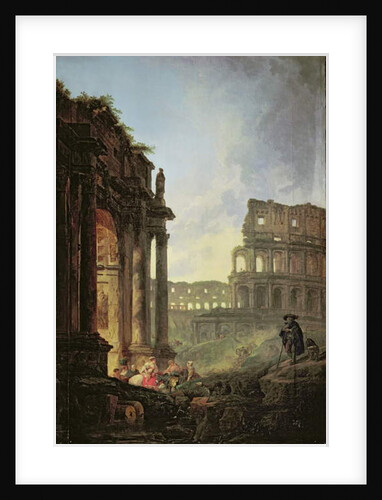 Italian landscape by Hubert Robert