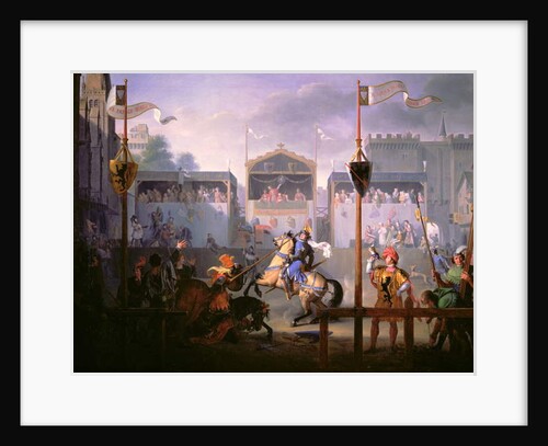 Scene of a Tournament in the Fourteenth Century, 1812 by Pierre Henri Revoil