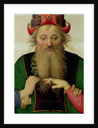 The Marriage of the Virgin, detail of the high priest, 1500-04 by Pietro Perugino