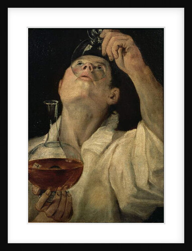 Portrait of a Man Drinking, c.1581-4 by Annibale Carracci