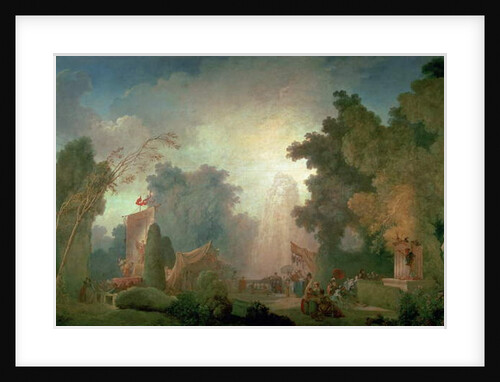 The Fete at Saint-Cloud by Jean-Honore Fragonard