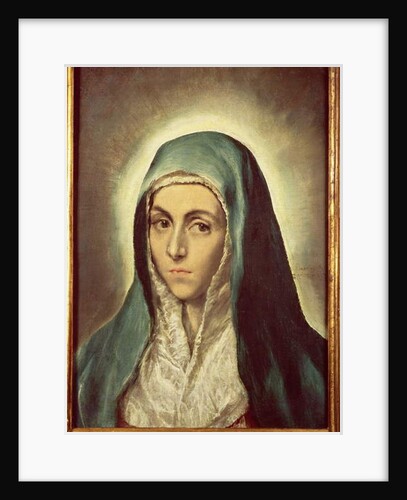 The Virgin Mourning by El Greco