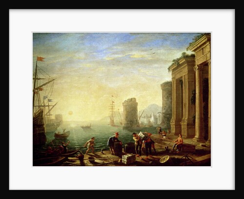 Morning at the Port, 1640 by Claude Lorrain