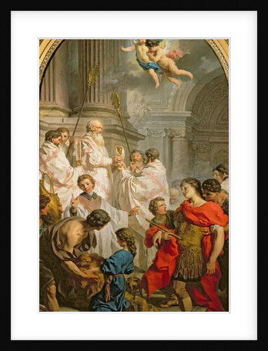 The Mass of St. Basil by Eustache Le Sueur