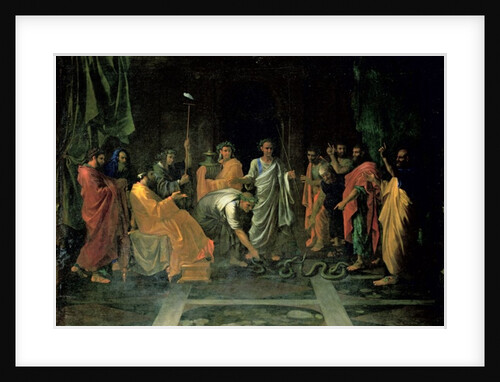 Moses and the Brazen Serpent by Nicolas Poussin