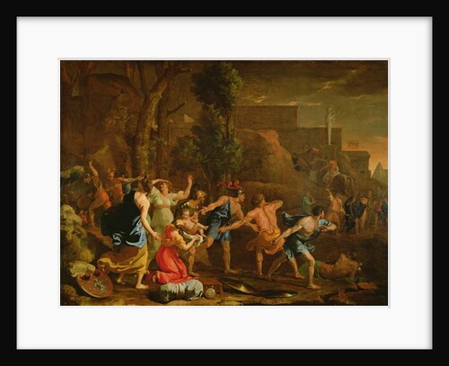 The Saving of the Infant Pyrrhus, 1634 by Nicolas Poussin