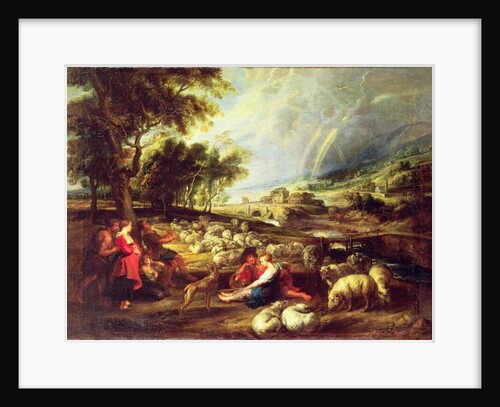 Landscape with Rainbow by Peter Paul Rubens