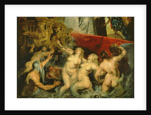 The Medici Cycle: The Disembarkation of Marie de Medici at Marseilles, 3rd November 1600, detail of the Naiads, c.1621 by Peter Paul Rubens