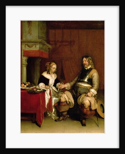 The Gentleman Soldier by Gerard ter Borch or Terborch