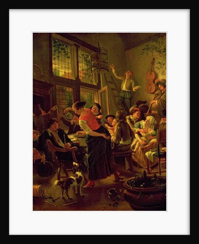 Family Meal by Jan Havicksz. Steen