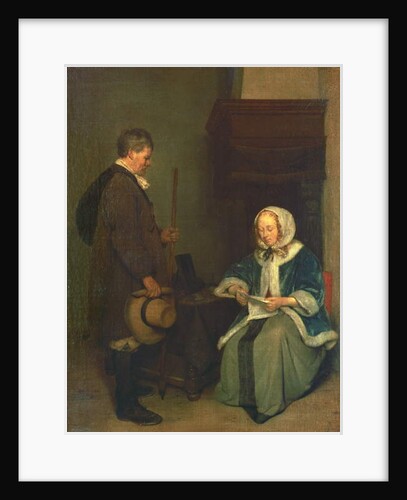 The Message, c.1658-1660 by Gerard ter Borch or Terborch