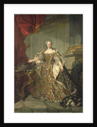 Portrait of Marie Leczinska by Louis M. Tocque